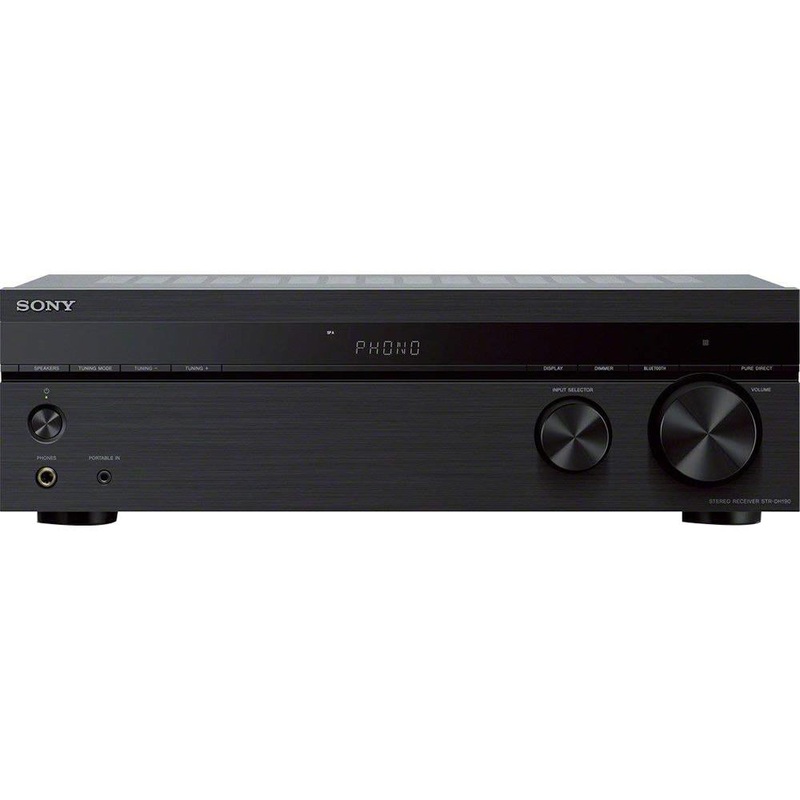 Sony 2-Ch Stereo Receiver w/ Phono Inputs and Bluetooth - STRDH190 - Open Box