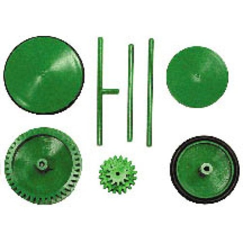 870142 - WHEELS KIT WHEELS AXLES AND GEARS 8PCS/SET ASSORTED COLOR