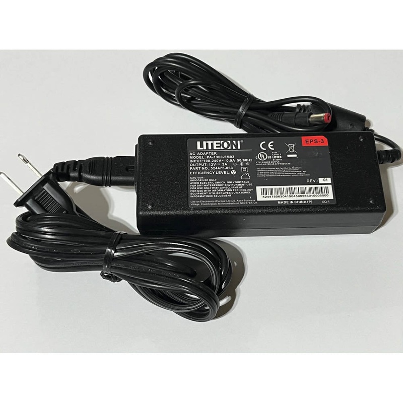 PEJ-3718 - PSU SW 12VDC 3A 2.1MM C+ DESKTOP IP:100-240VAC