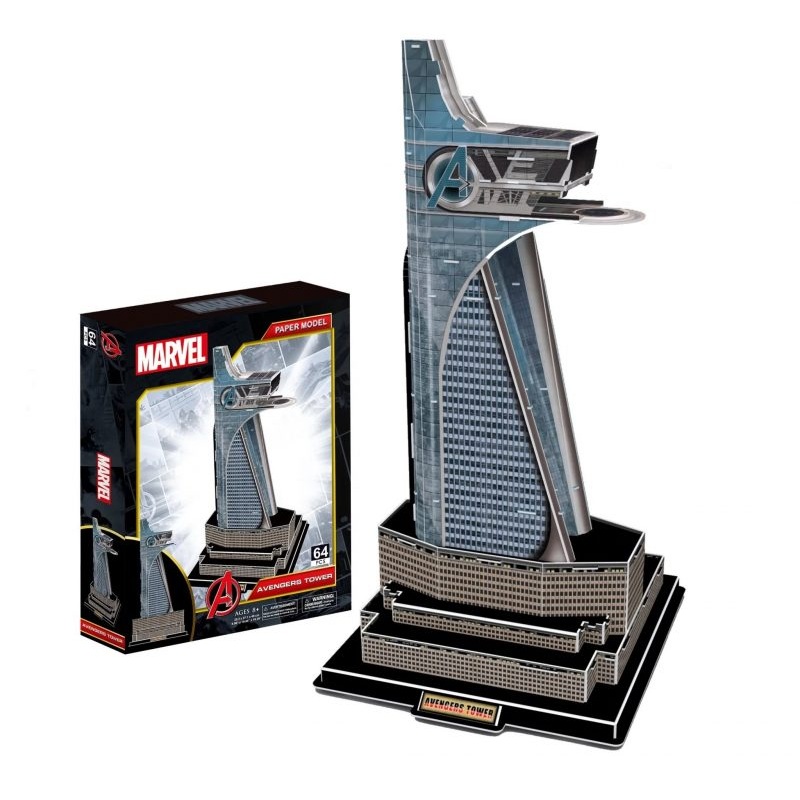 51030 - AVENGERS TOWER 3D PUZZLE MARVEL 59PCS
