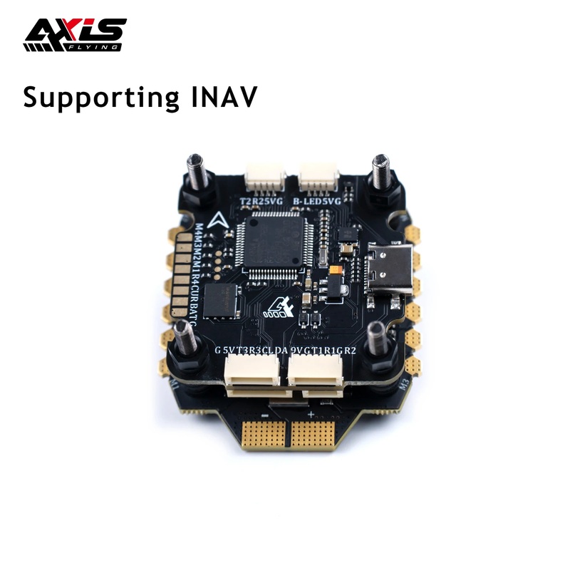 Axisflying Argus Stack F7 Flight Controller & 55A/65A ESC - 30x30mm for Manta 5-10" FPV Freestyle 65A ESC