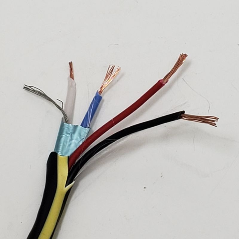CRESNET-P-BK-SP500 - CABLE 2C 22AWG SH+2C 18AWG UNSH STR 500FT LOWCAP CMP PLENUM