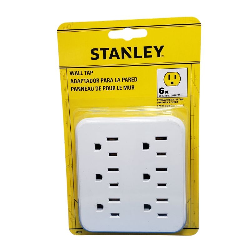 58120 - WALL TAP 6 O/LET 15A 125V 1875W