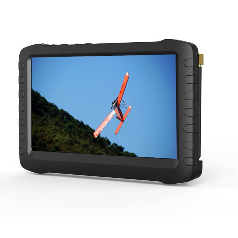 TE968H 5 Inch FPV 5.8G 8 Channels Vrx Wireless Mini DVR LCD Monitor-5.8G D US Plug