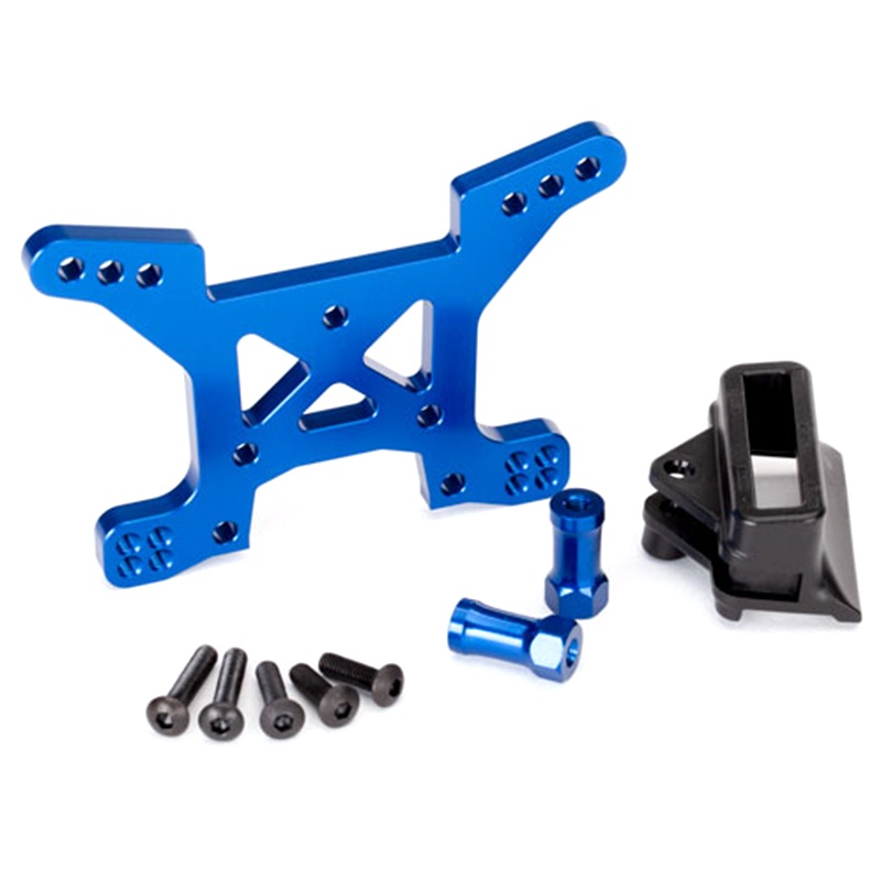 Blue Aluminum Front Shock Tower: 6739X