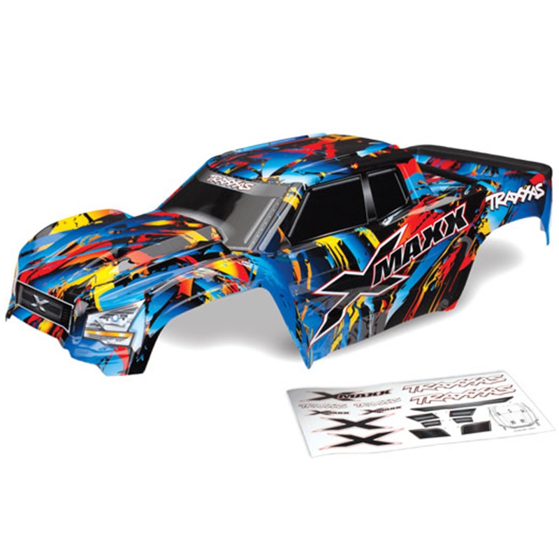 Body Painted X-Maxx, Rock n' Roll (decals applied)