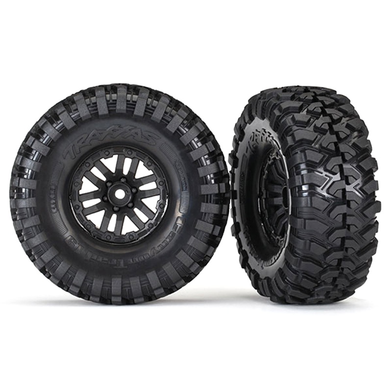 Canyon Tires and Wheels, Assembled, Glued TRX-4 (2): F/R