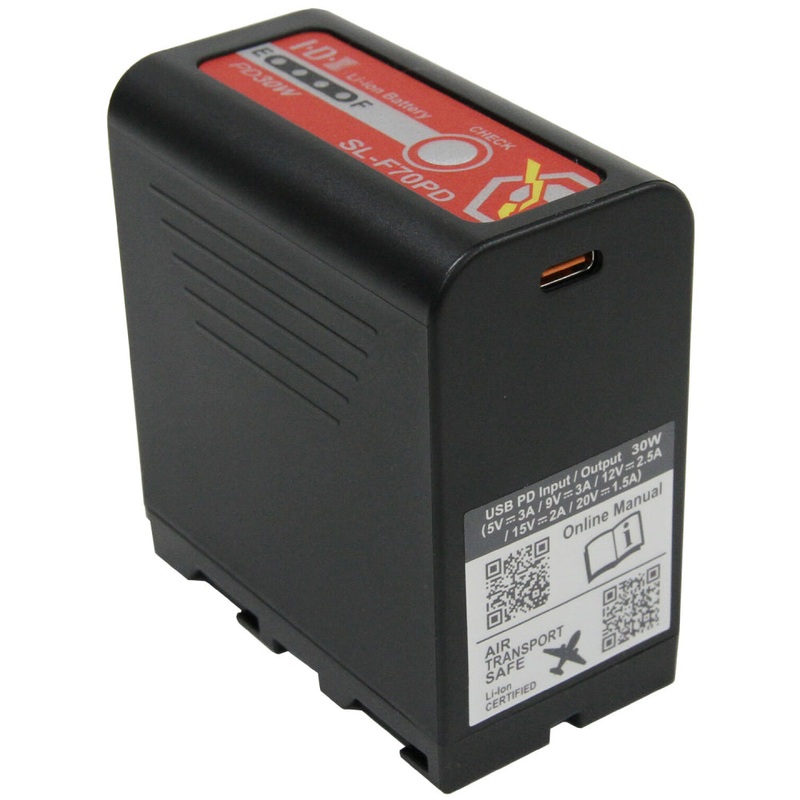IDX Sony L-Series Battery with USB-C PD (7.2V, 9930mAh)