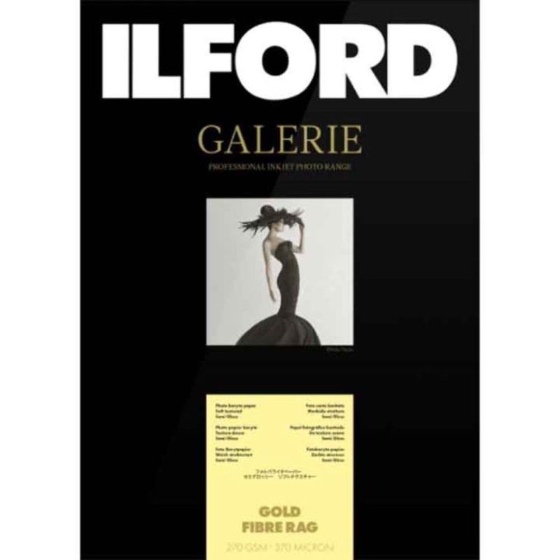 Ilford Galerie Gold Fibre Rag 270gsm (A2, 25 Sheets