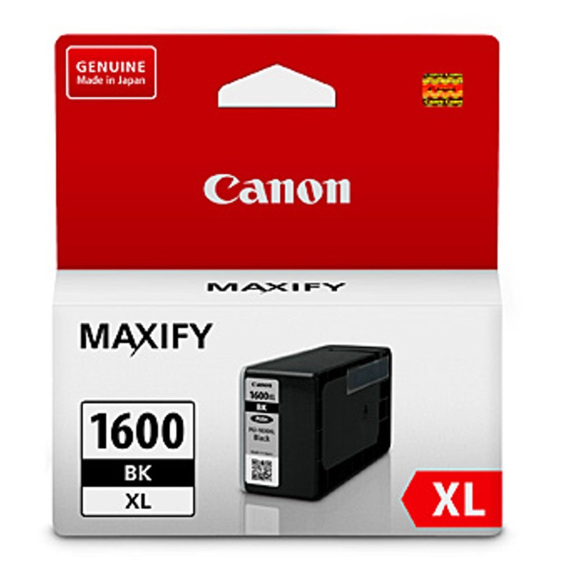 Canon PGI1600XLBK Ink Cartridge High Yield 1200 Pages - Black