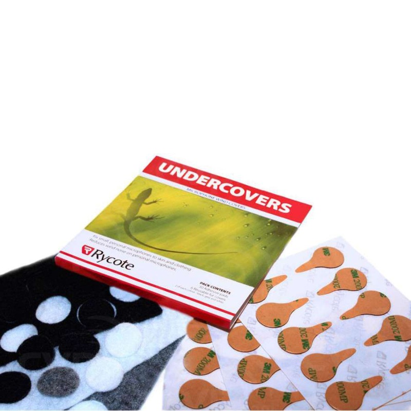 Rycote Undercovers - 25 Packs of 30 Black