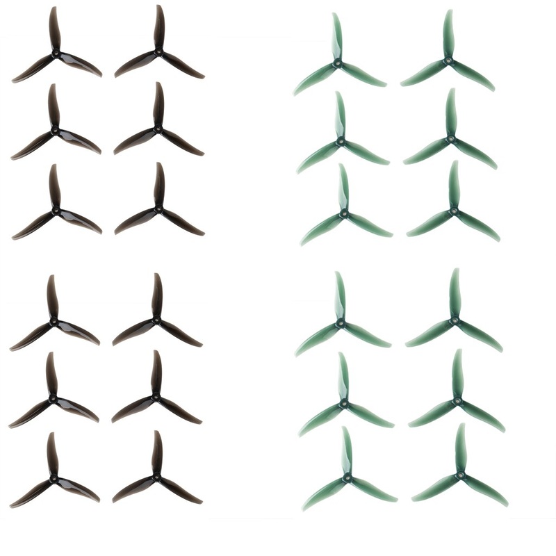 12Pairs Gemfan Freestyle 6032 6X3.2X3 3-Blade Propeller for FPV 6inch Drone BOB57 Cinematic LR Freestyle Green