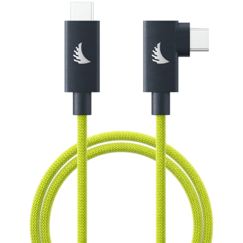 Angelbird USB-C 4.0 Solid Flex Cable Right-Angle Lime 1m / 3.3ft