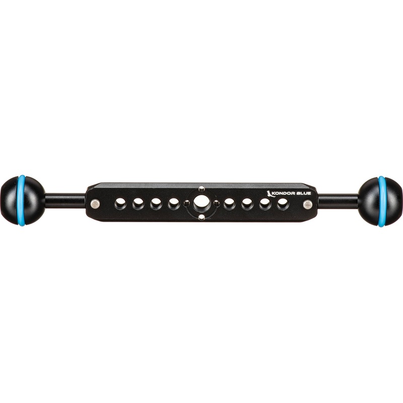 Kondor Blue Cine Magic Arm 20.3cm (8") Extension Bar (Double Ball Head) (Raven Black)