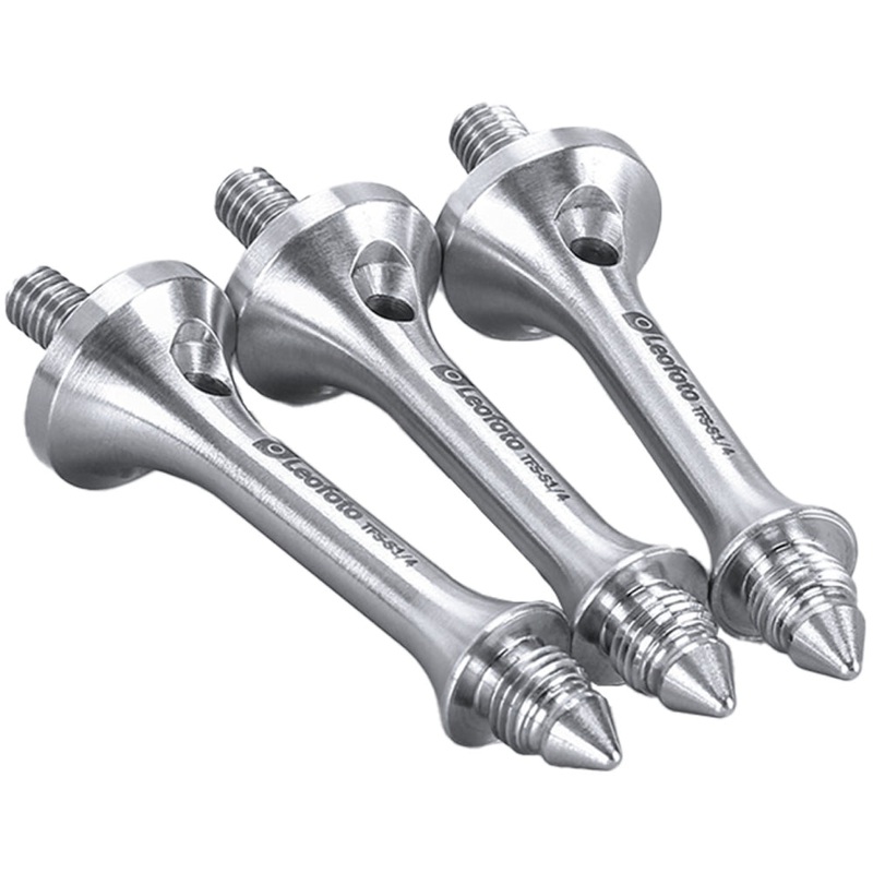 Leofoto TFS-S1/4 81mm Long Tripod Spikes for 1/4" Threaded Tripod Legs