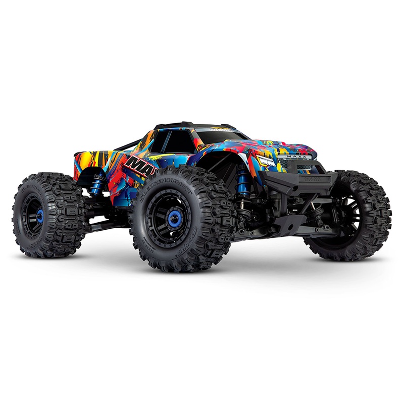 1/10 Maxx w/WideMaxx, 4WD, RTR (Requires battery & charger): Rock N Roll