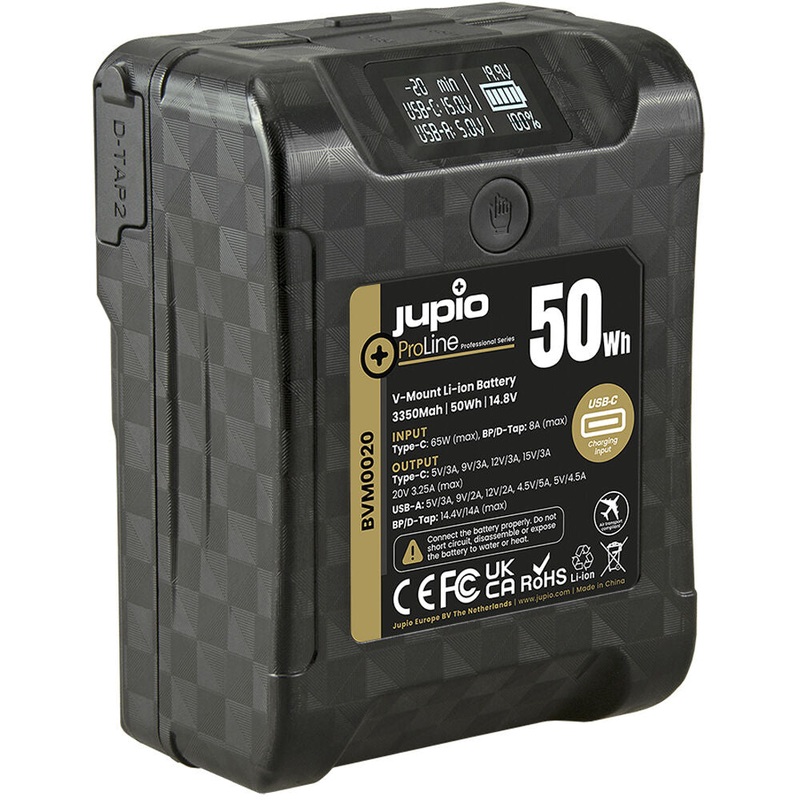 Jupio ProLine Extreme 50Wh Battery with USB-C PD Port (V-Mount)