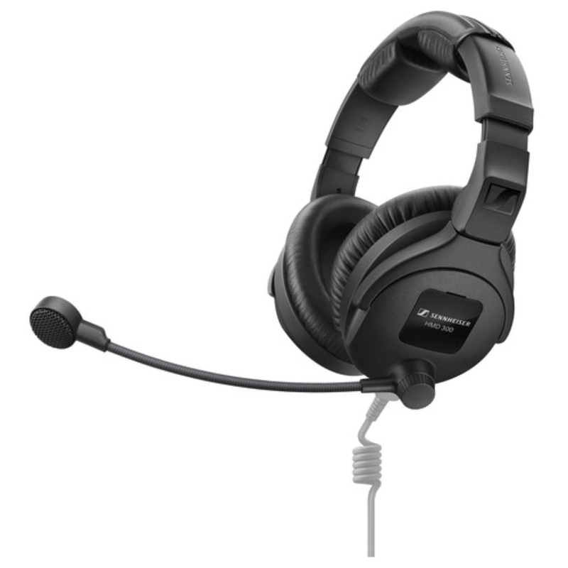 Sennheiser HMD 300 Dual-Ear Over-Ear Broadcast Headset with Dynamic Mic