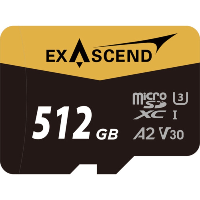 Exascend 512GB Catalyst microSDXC 150MB/s UHS-I Memory Card - V30