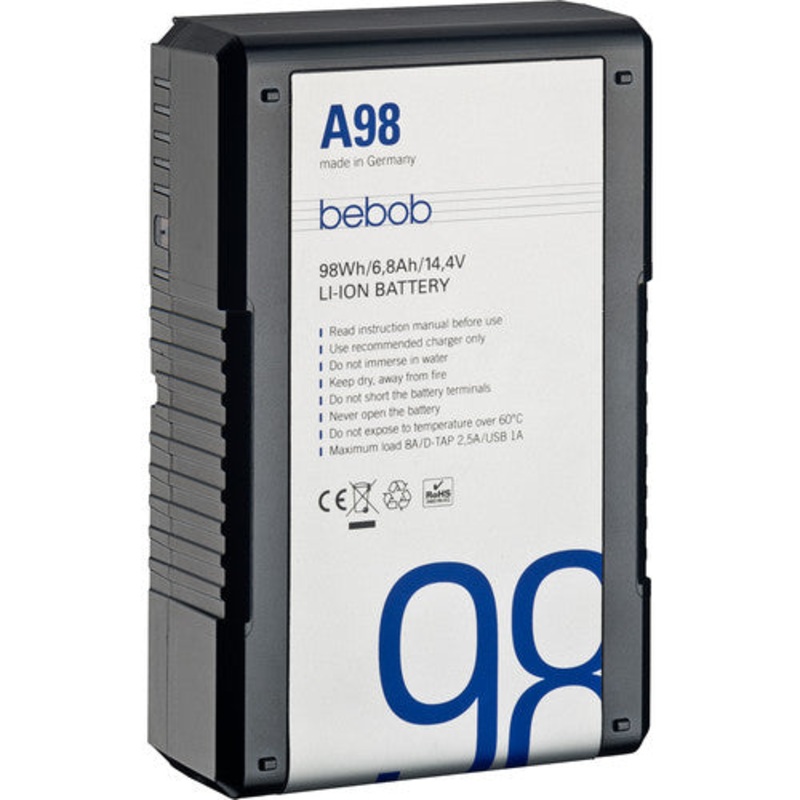 bebob A98, 150 or 200 Gold Mount Li-Ion Battery