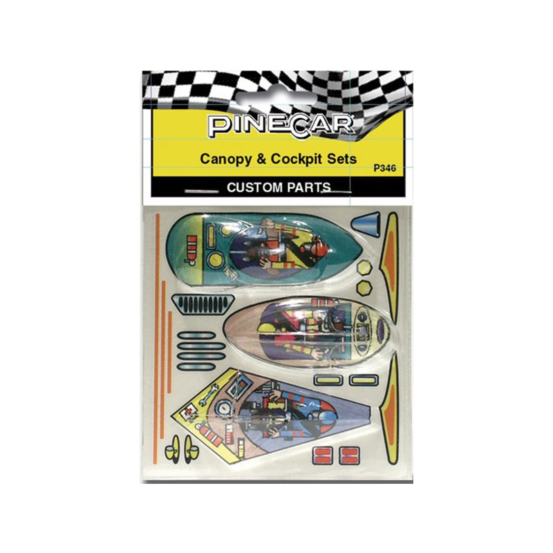 Pine Car Canopy & Cockpit Set
