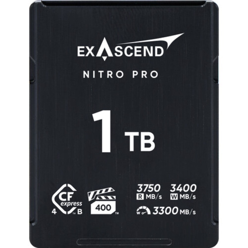 Exascend Nitro Pro CFexpress 4.0 Type B 3750MB/s Memory Card