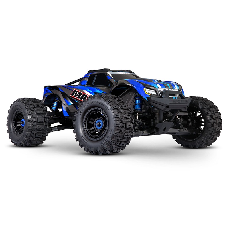 1/10 Maxx w/WideMaxx, 4WD, RTR (Requires battery & charger): Blue