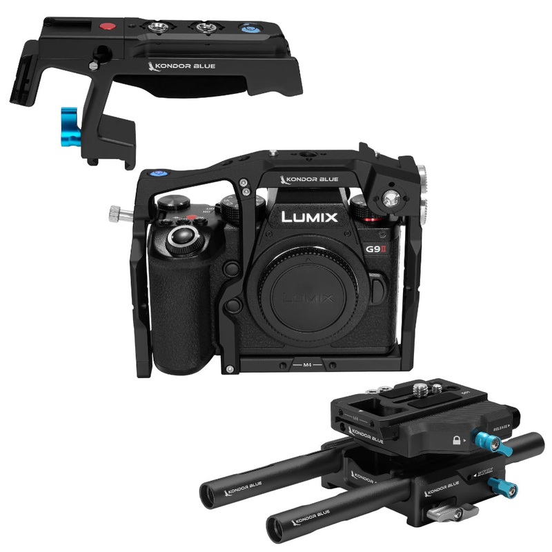 Kondor Blue Panasonic Lumix G9 II Base Rig MK II Raven Black