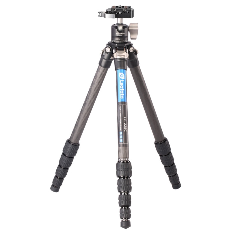 Leofoto LS-225C Ranger Series 5 Section Carbon Fibre Tripod with LH-25LR Ball Head