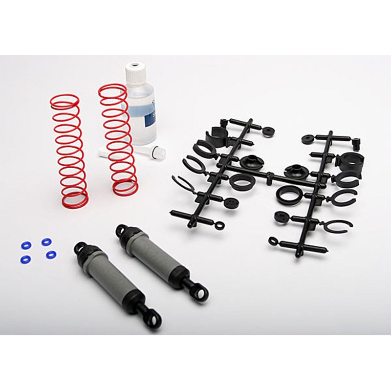 Ultra Shocks, XX-Long, Rear, Grey (Complete with Spacers & Springs) (2): 3762A