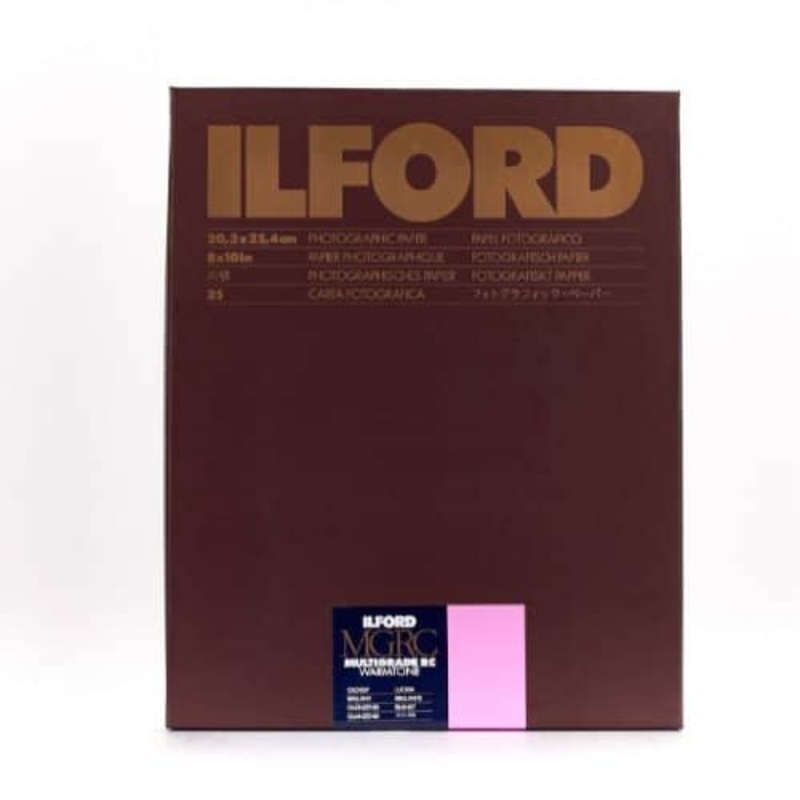 Ilford Multigrade RC Warmtone Glossy 20.3X25.4CM 100 Sheets MGRCWT1M