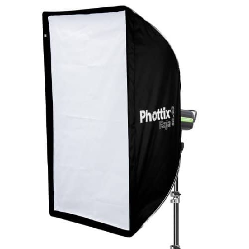 Phottix Softbox QuickFold RAJA 60x90cm Baffle Diff Grid Bowen S Mount
