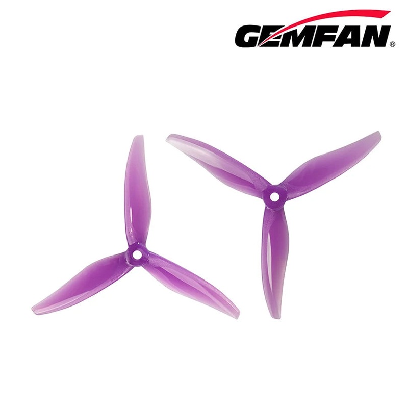 4Pairs/Lot Gemfan 5129 CW CCW 5MM Hole YUKI 3-Blades PC Propeller for 2306 2207 Motor FPV Racing RC Drone Quadcopter Multirotor 4Pairs Gray