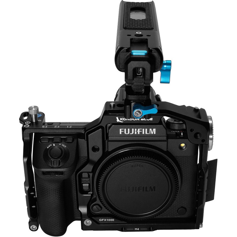 Kondor Blue Cage with SSD Top Handle for Fujifilm GFX100 II Raven Black