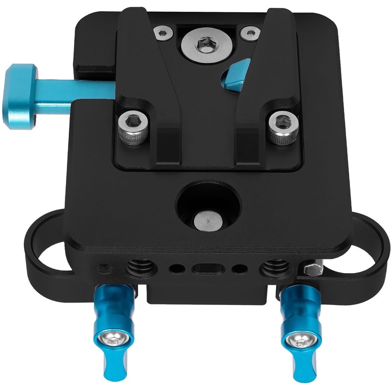 Kondor Blue Mini V-Mount Basic Rod Kit Raven Black