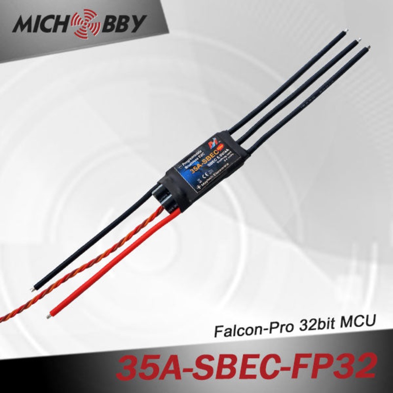 35A 4S FP Brushless ESC 32bit Speed Controller for RC Airplanes MT35ASBECFP32