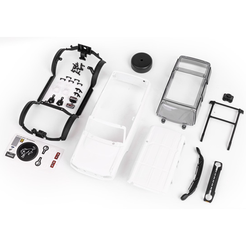 Body, TRX-4M Ford Bronco, Complete, Unassembled, White: 9711