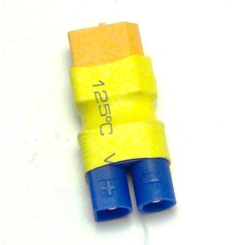 Female XT60 to male EC3 connector (Pack of 2)