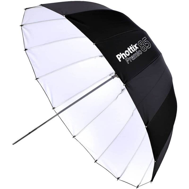 Phottix Premio Reflective Umbrella (White Interior, 33")