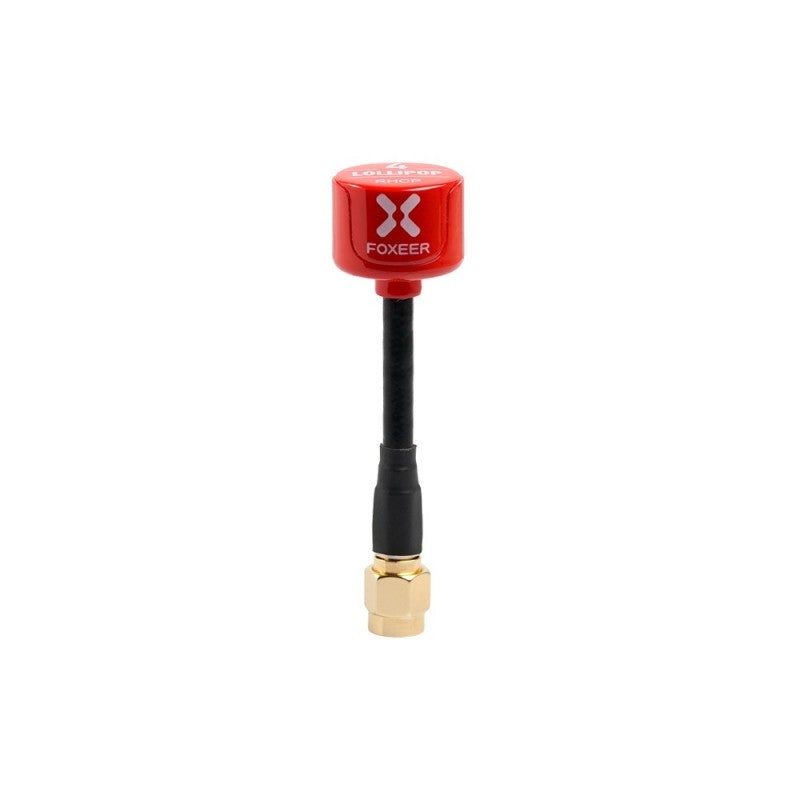 Foxeer Lollipop V4 FPV Antenna 5.8G High Gain (Set Of 2) Red (RHCP)