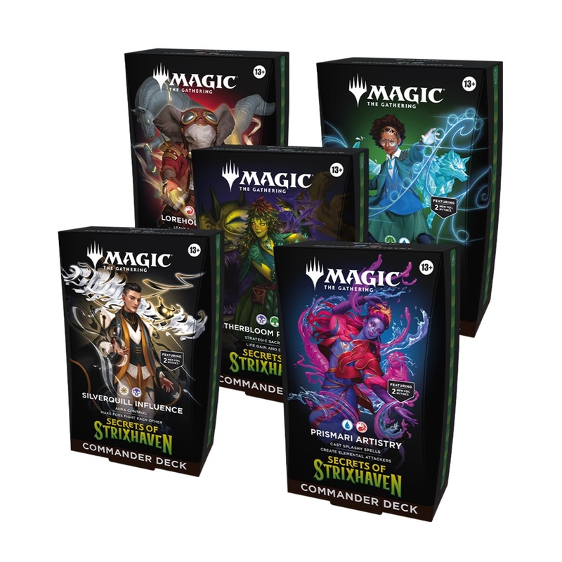 Magic the Gathering Secrets of Strixhaven Commander Decks (Set of 5)