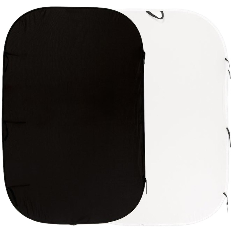 Manfrotto LL LB6921 Plain Collapsible Reversible Background 1.8 x 2.15m Black / White