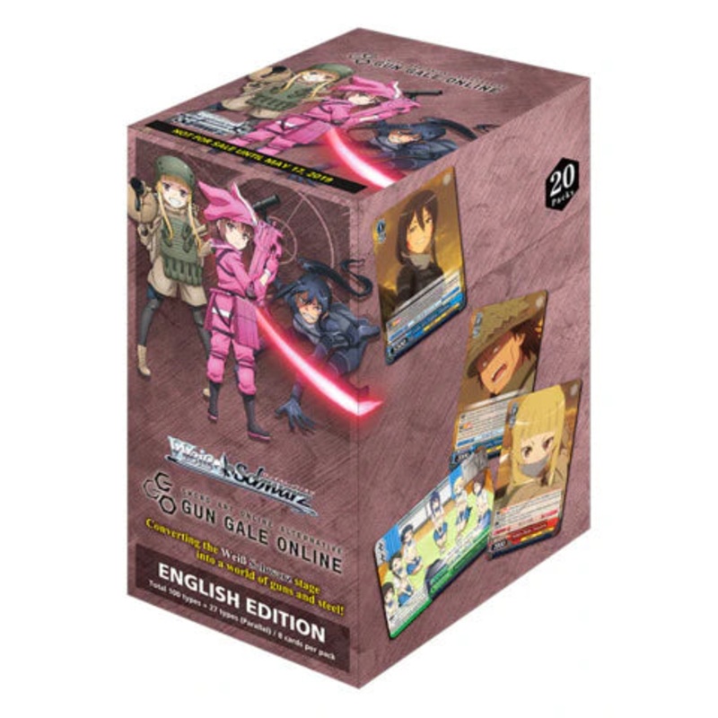 Weiss Schwarz TCG Sword Art Online Alternative Gun Gale Online Booster Box