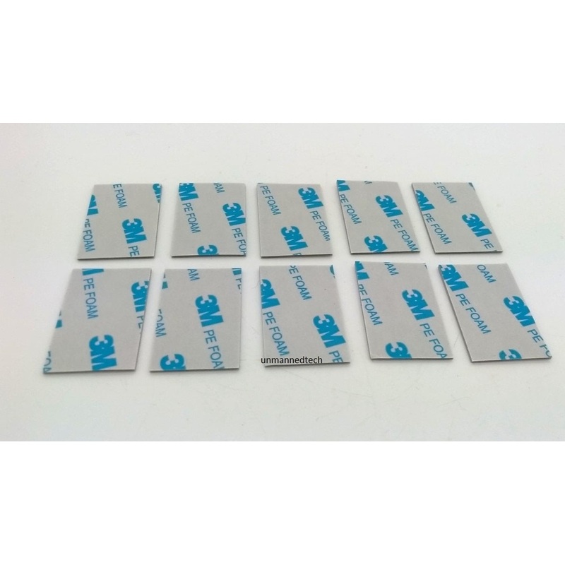 3M Double-Sided Mounting Foam (40x2.5cm, Pack of 10)