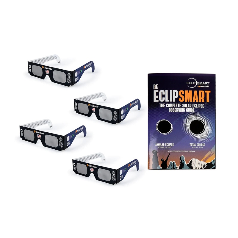EclipSmart Solar Eclipse Glasses Observing Kit