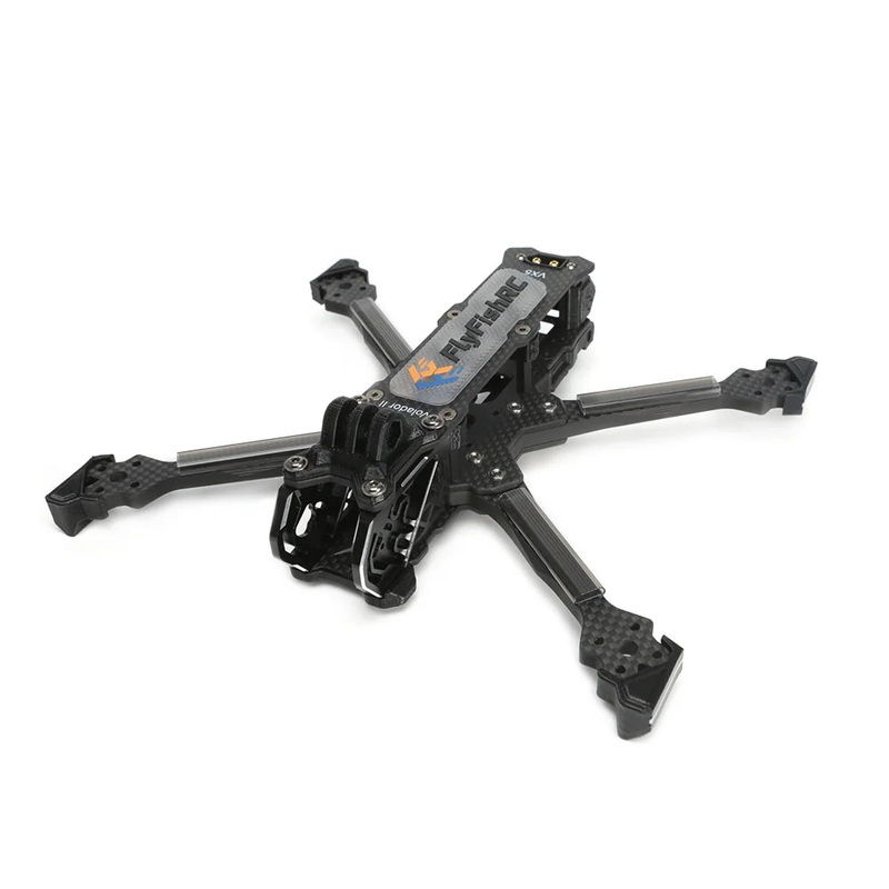 FlyFishRC Volador II VX5 HD O4 Pro 5 Inch FPV Freestyle T700 Frame Kit Crystal Yellow O4 Pro