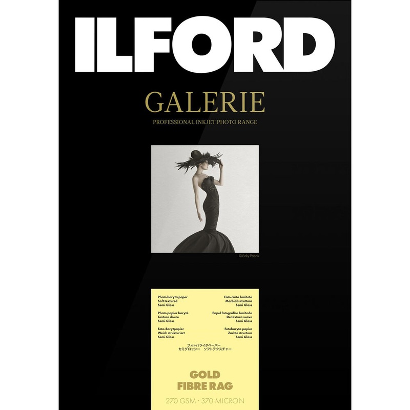 Ilford Galerie Gold Fibre Rag Paper (4 x 6", 50 Sheets)