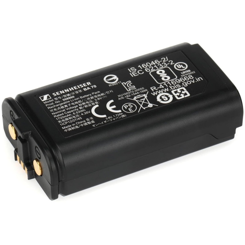 Sennheiser BA 70 Rechargeable Battery Pack for EW-D SK and EW-D SKM-S Transmitters