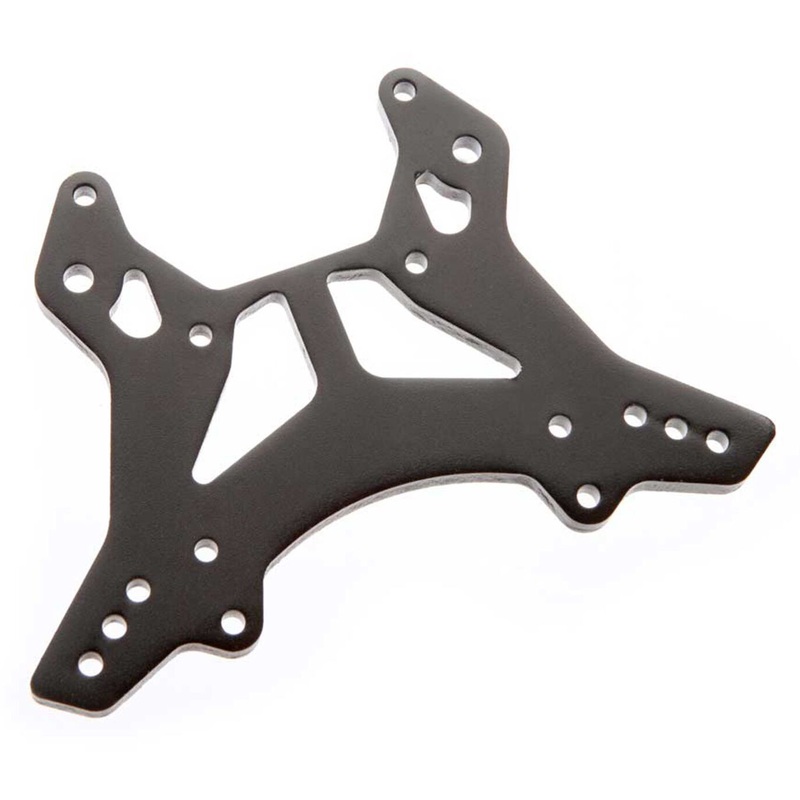 Shock Tower Front L Aluminum Black Kraton: ARAC9027