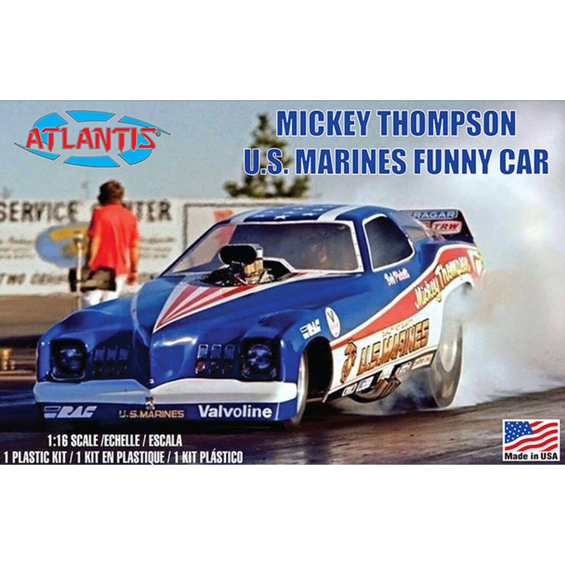 1/16 Mickey Thompson Marines Funny Car Plastic Model Kit